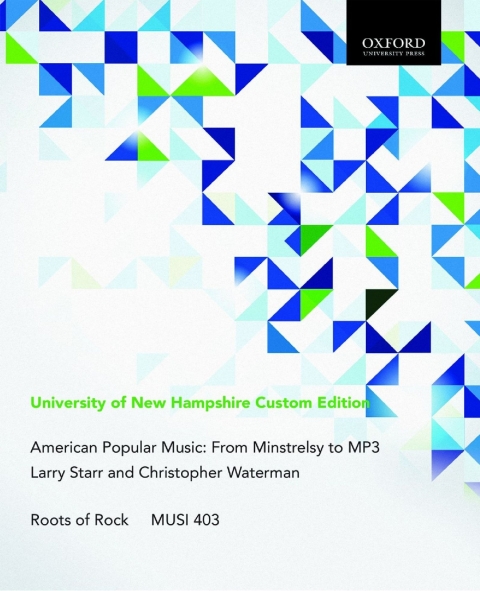 Book University of New Hampshire Custom Edition: Roots of Rock MUSI 403 free