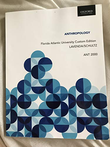 Book Anthropology Florida Atlantic custom edition free