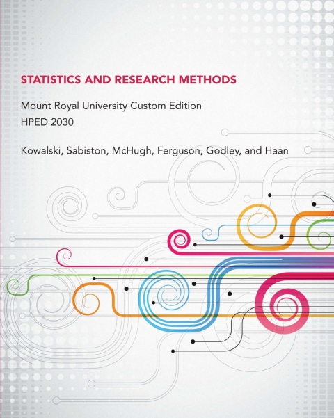 Book Statistics & Research Methods: Mount Royal Custom free