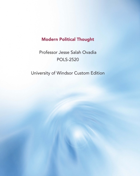 Book Modern Political Thought: University of Windsor Custom free