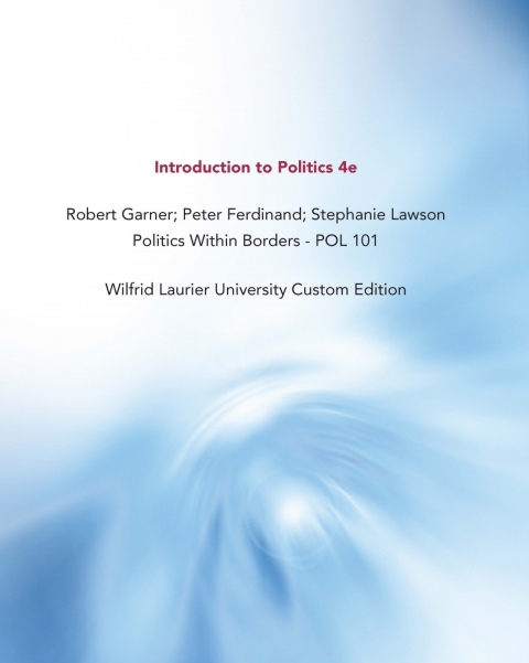 Book Introduction to Politics: WLU Custom free