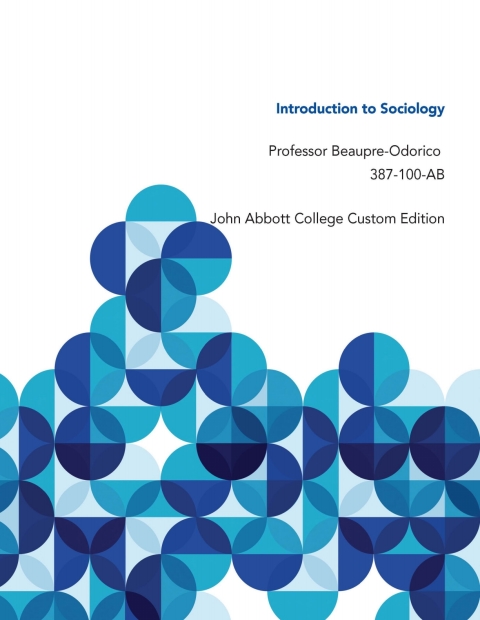 Book Elements of Sociology: John Abbott College Custom free