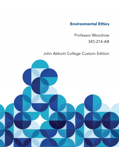 Book Environmental Ethics: John Abbott College Custom free