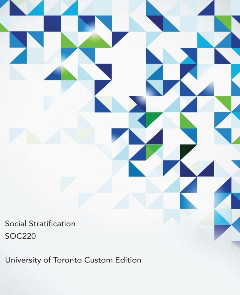 Book Social Stratification SOC220: University of Toronto Custom Edition free