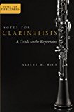 Book Notes for Clarinetists: A Guide to the Repertoire (Notes for Performers) free