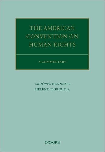 Book The American Convention on Human Rights: A Commentary (Oxford Commentaries on International Law) free