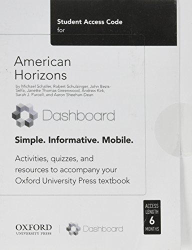 Book American Horizons: U.S. History in a Global Context, Volume I: To 1877 - Access card free