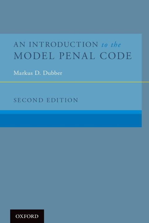Book An Introduction to the Model Penal Code free