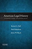 Book American Legal History: Cases and Materials free