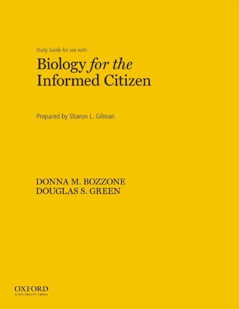 Book Biology for the Informed Citizen Study Guide free