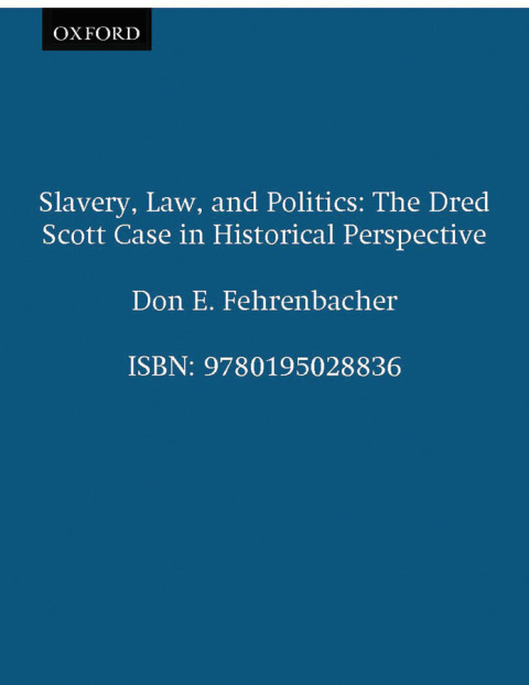 Book Slavery, Law, and Politics free