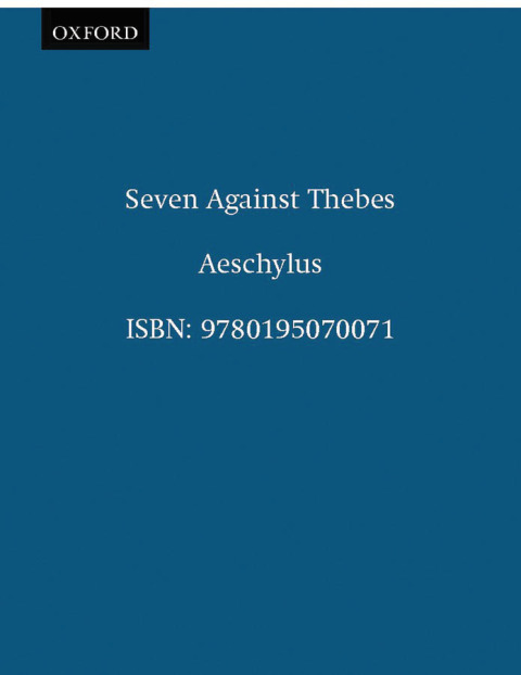 Book Seven Against Thebes free