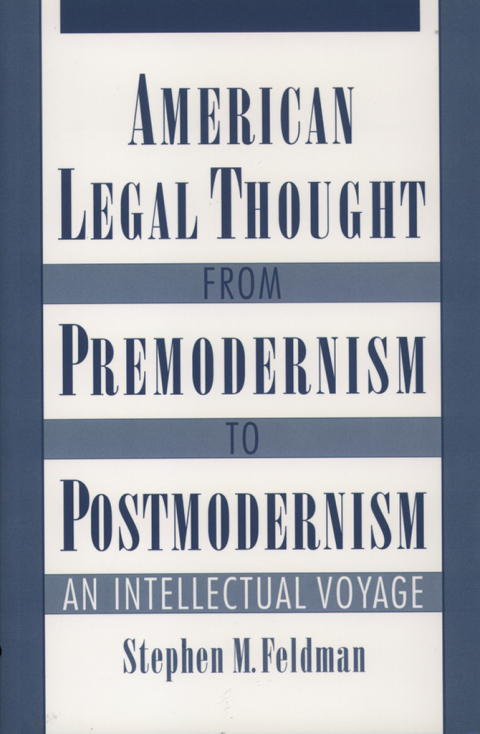 Book American Legal Thought from Premodernism to Postmodernism free