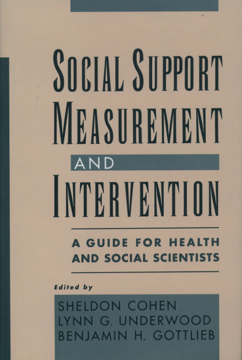 Book Social Support Measurement and Intervention: A Guide for Health and Social Scientists free