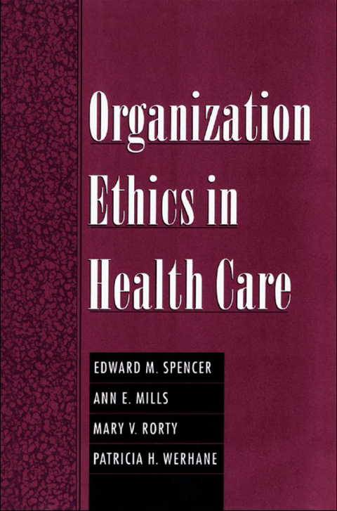 Book Organization Ethics in Health Care free