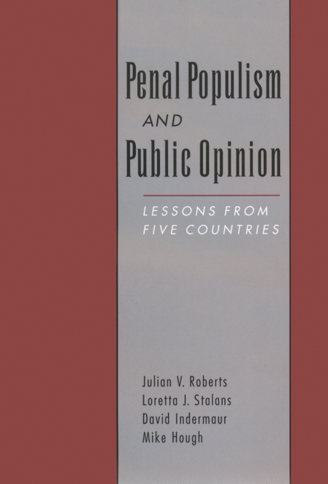 Book Penal Populism and Public Opinion: Lessons from Five Countries (Studies in Crime and Public Policy) free