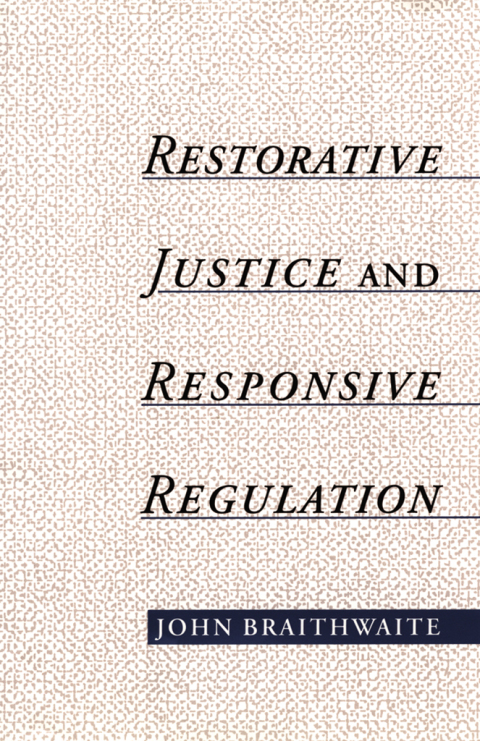 Book Restorative Justice & Responsive Regulation free