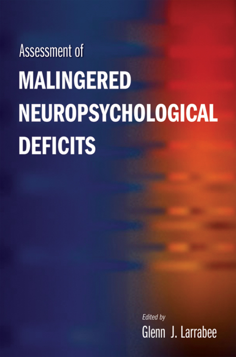 Book Assessment of Malingered Neuropsychological Deficits free