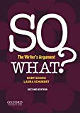 Book SO WHAT?: The Writer's Argument free