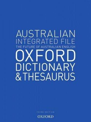 Book Australian Integrated School File Oxford Dictionary & Thesaurus free