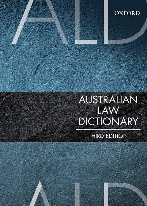 Book Australian Law Dictionary free