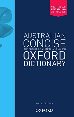 Book Australian Concise Oxford Dictionary Paperback 6E free