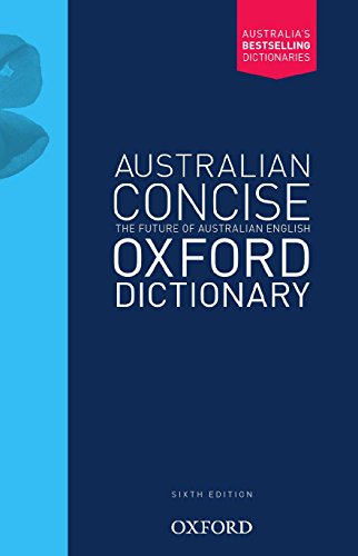 Book Australian Concise Oxford Dictionary Hardback 6E free