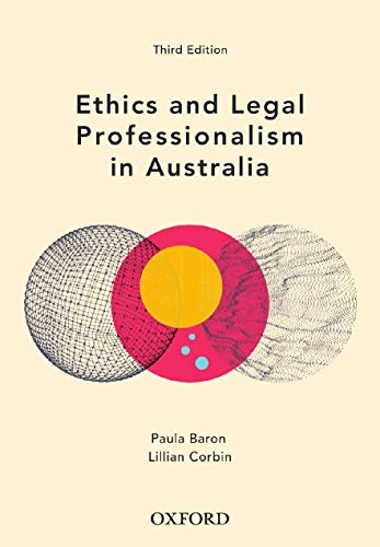 Book Ethics and Legal Professionalism in Australia free