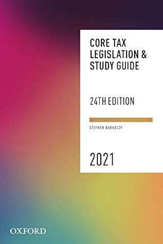 Book Core Tax Legislation and Study Guide 2021 free