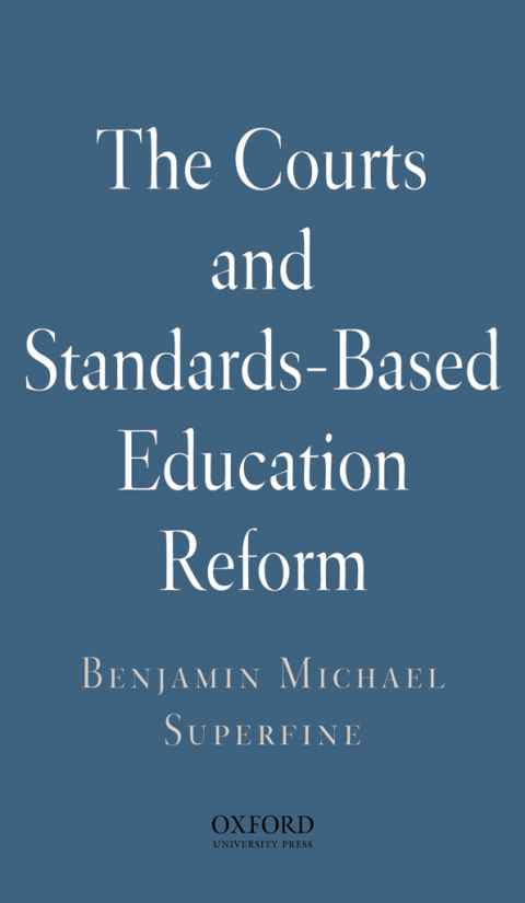 Book The Courts and Standards Based Reform free