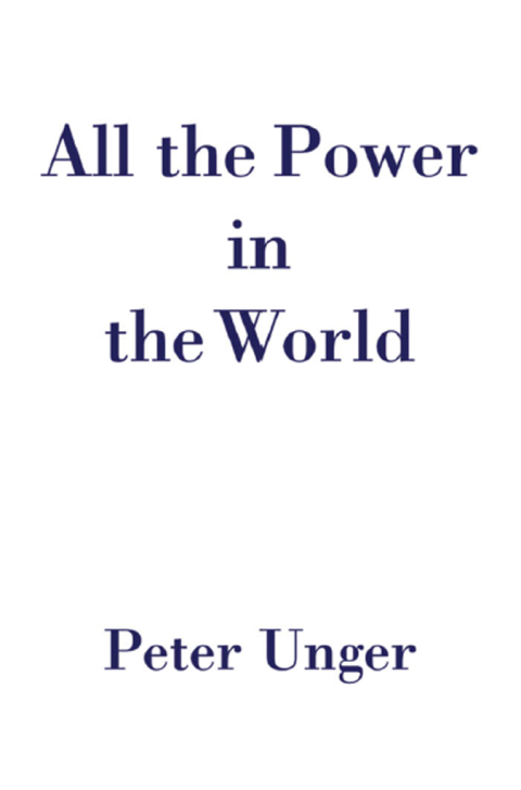 Book All the Power in the World free