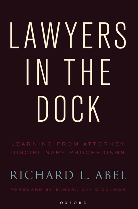 Book Lawyers in the Dock: Learning from Attorney Disciplinary Procedings free