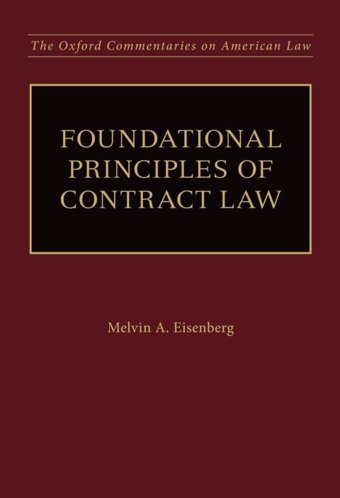 Book Foundational Principles of Contract Law (Oxford Commentaries on American Law) free
