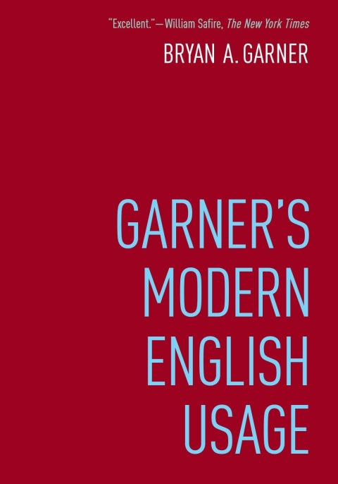 Book Garner's Modern English Usage free