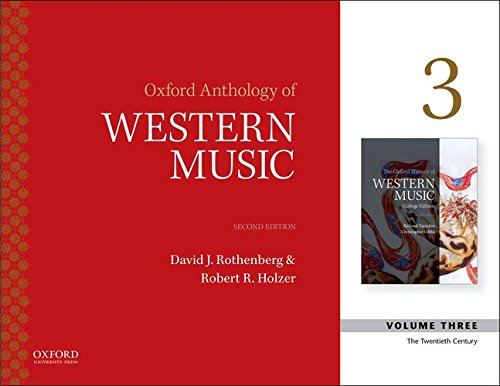 Book Oxford Anthology of Western Music: The Twentieth Century free