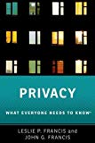 Book Privacy: What Everyone Needs To Know free