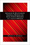Book Advanced and Multivariate Statistical Methods for Social Science Research free
