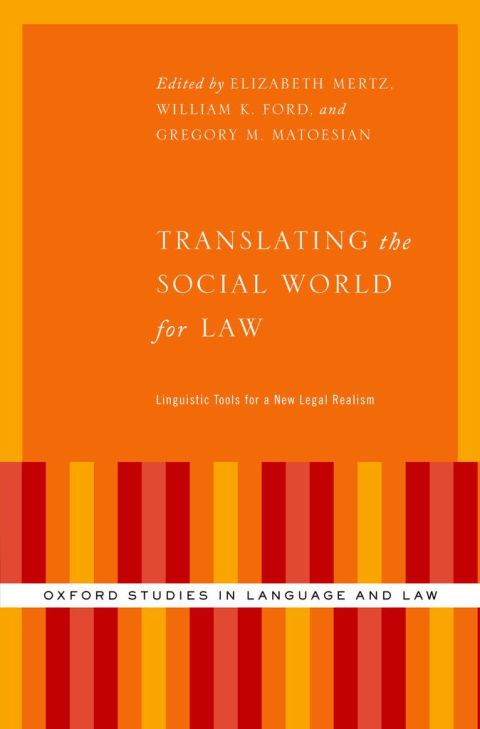 Book Translating the Social World for Law free