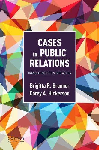 Book Cases in Public Relations: Translating Ethics into Action free Book Cases in Public Relations: Translating Ethics into Action free