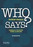 Book WHO SAYS?: The Writer's Research free