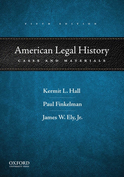 Book American Legal History free