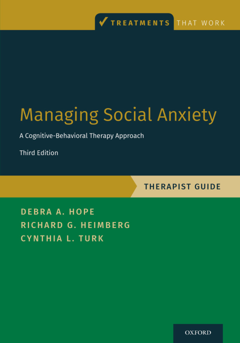 Book Managing Social Anxiety, Therapist Guide: A Cognitive-Behavioral Therapy Approach (Treatments That Work) free