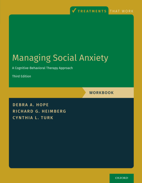 Book Managing Social Anxiety, Workbook free