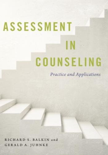 Book Assessment in Counseling: Practice and Applications free