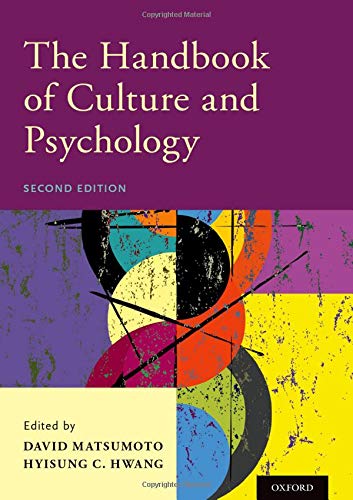 Book The Handbook of Culture and Psychology free