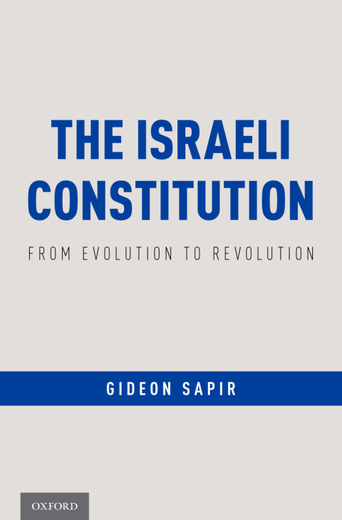 Book The Israeli Constitution free