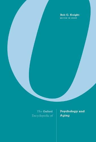 Book The Oxford Encyclopedia of Psychology and Aging free