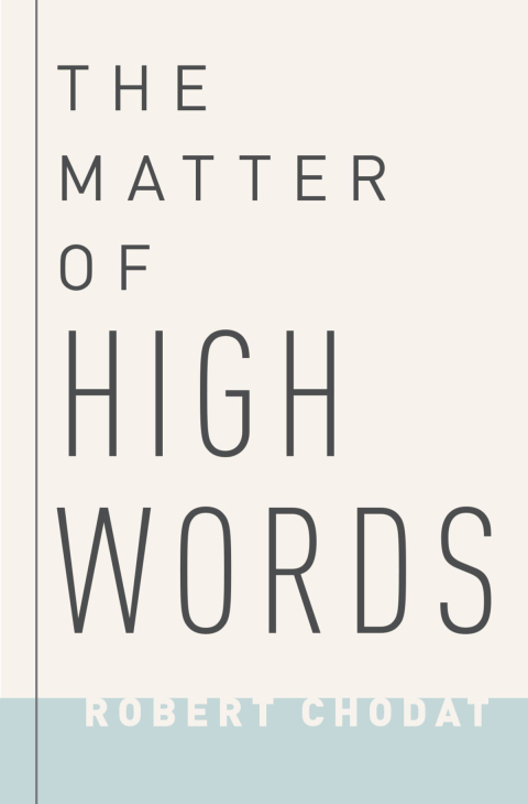 Book The Matter of High Words free