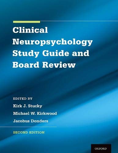 Book Clinical Neuropsychology Study Guide and Board Review free