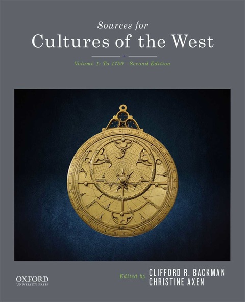 Book Sources for Cultures of the West free